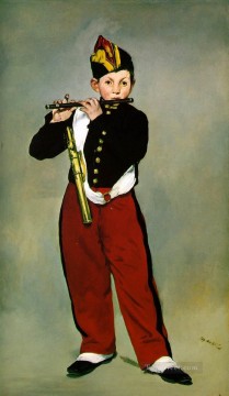  Manet Lienzo - El pífano Realismo Impresionismo Edouard Manet